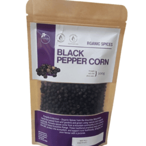 Organic Black Pepper Corn PANW 100g