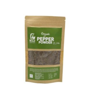Black Pepper Powder Pouch 100g WILD (GTE)