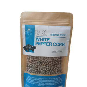 Organic White Pepper Corn PANW 100g